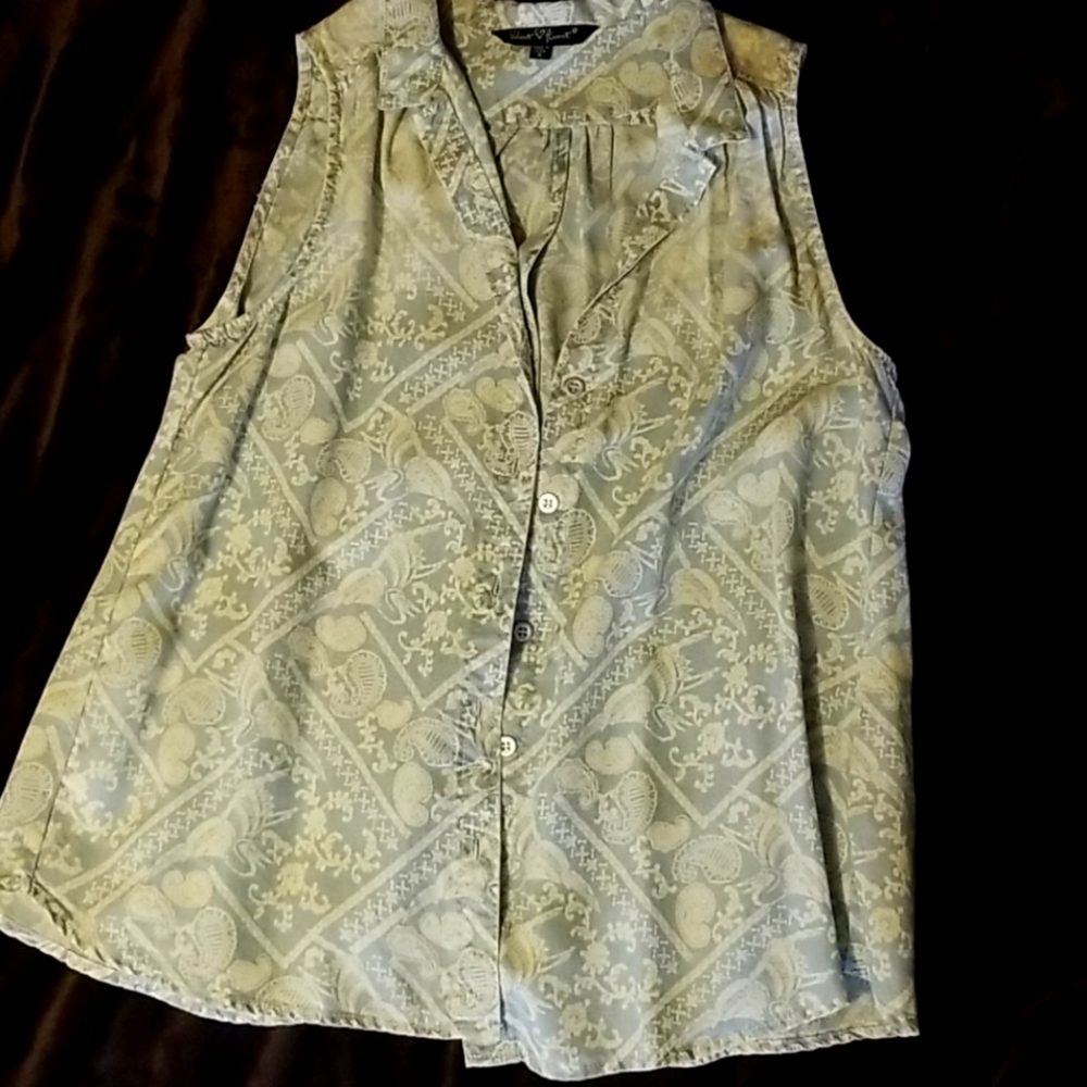 Jean tank top